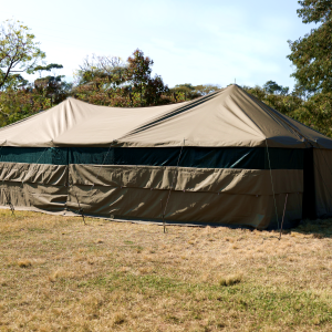 Canvas Bush Marquee Tent 5m x 10m