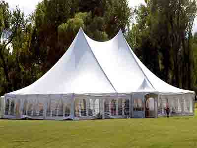 5m x 5m Peg and Pole Tent