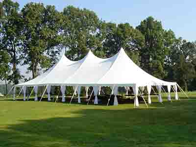 9m x 15m Peg & Pole Tent