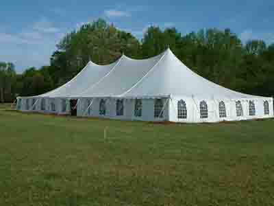 9m x 30m Peg & Pole Tent