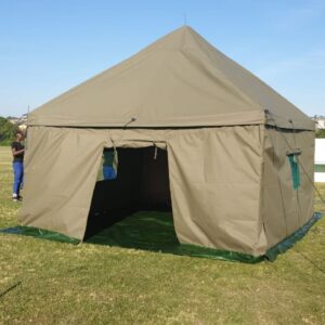 5m x 5m Canvas Bush Marquee Tent